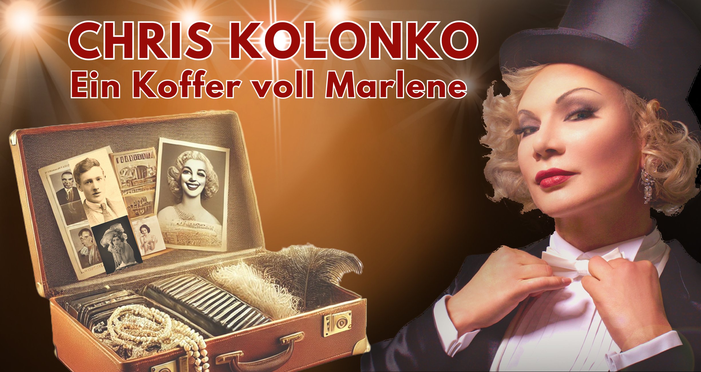 Chris Kolonko in "Ein Koffer voll Marlene"