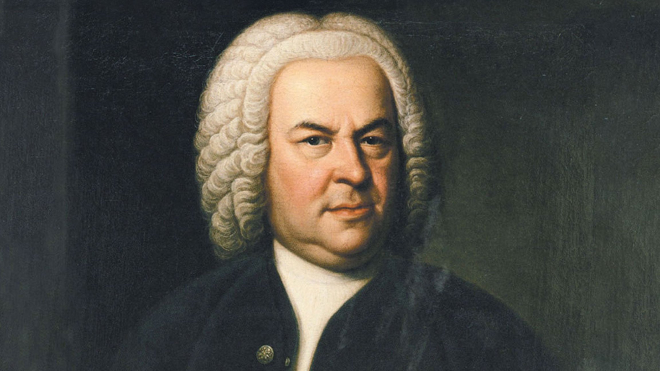 Portrait-Gemälde von Bach