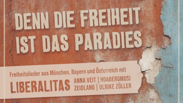 Plakat mit Titel der Veranstaltung und Inhalt