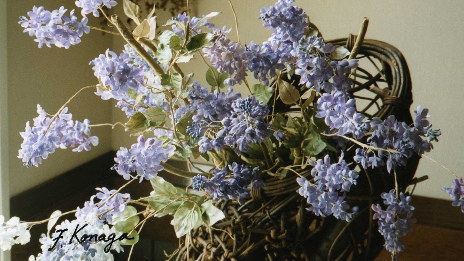 ein Blumengesteck nach japanischer Kunst