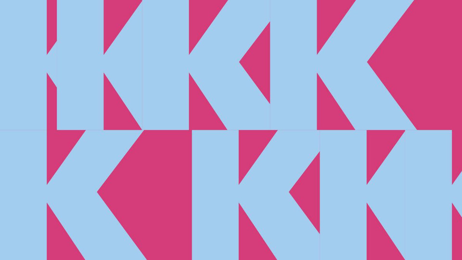 Grafik in pink und hellblau 