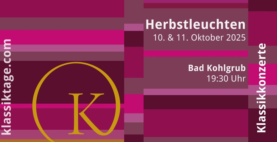 Grafik in Pink-Tönen mit weißer und gelber Aufschrift