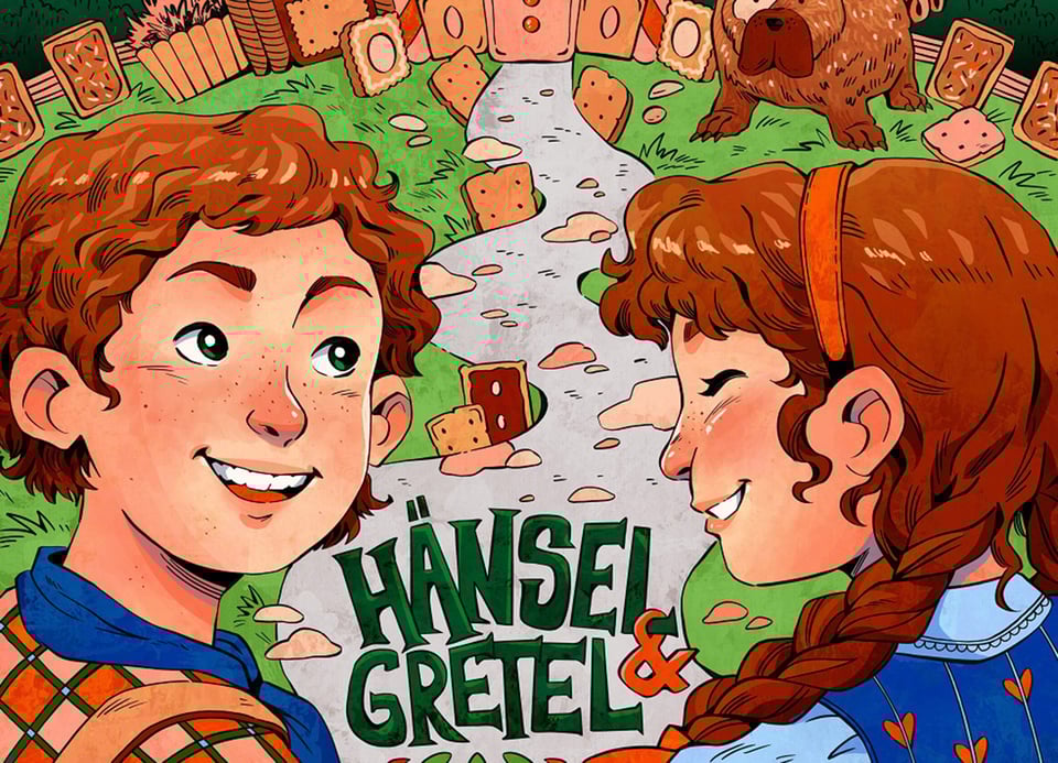 Grafik von Hänsel und gretel