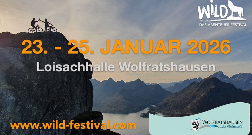 Foto des Plakats für das Event ‚Wild! Abenteuer-Festival 2026