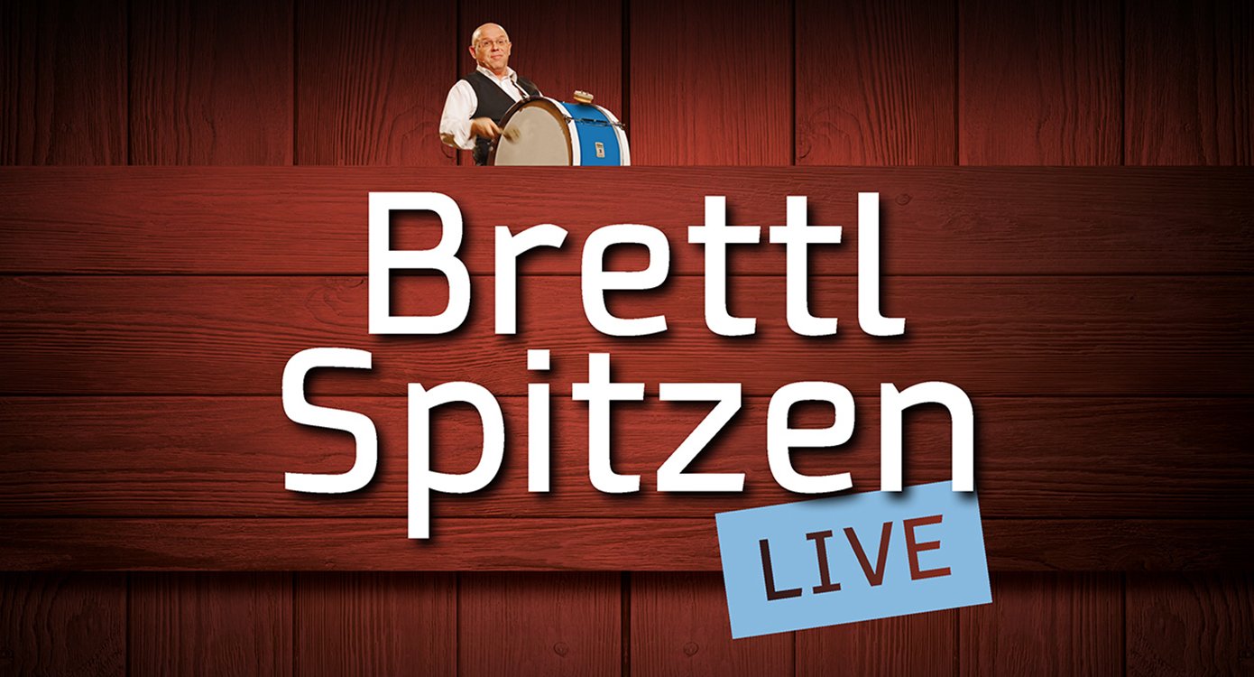 Veranstaltungsplakat mit weißer Typografie vor einem stilisierten Hintergrund