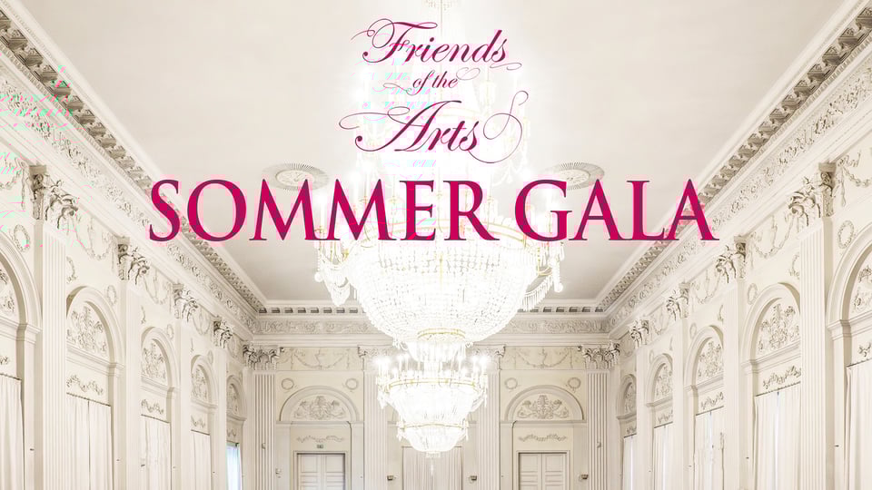 EIn Bild des Max Joseph Saal von innen mit Aufschrift in pink