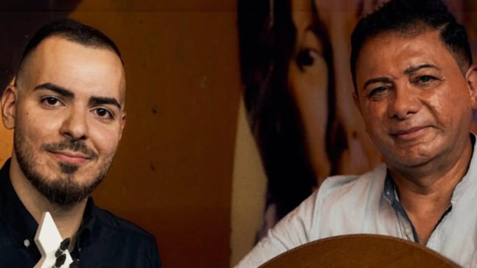 Ein Foto der beiden Künstler