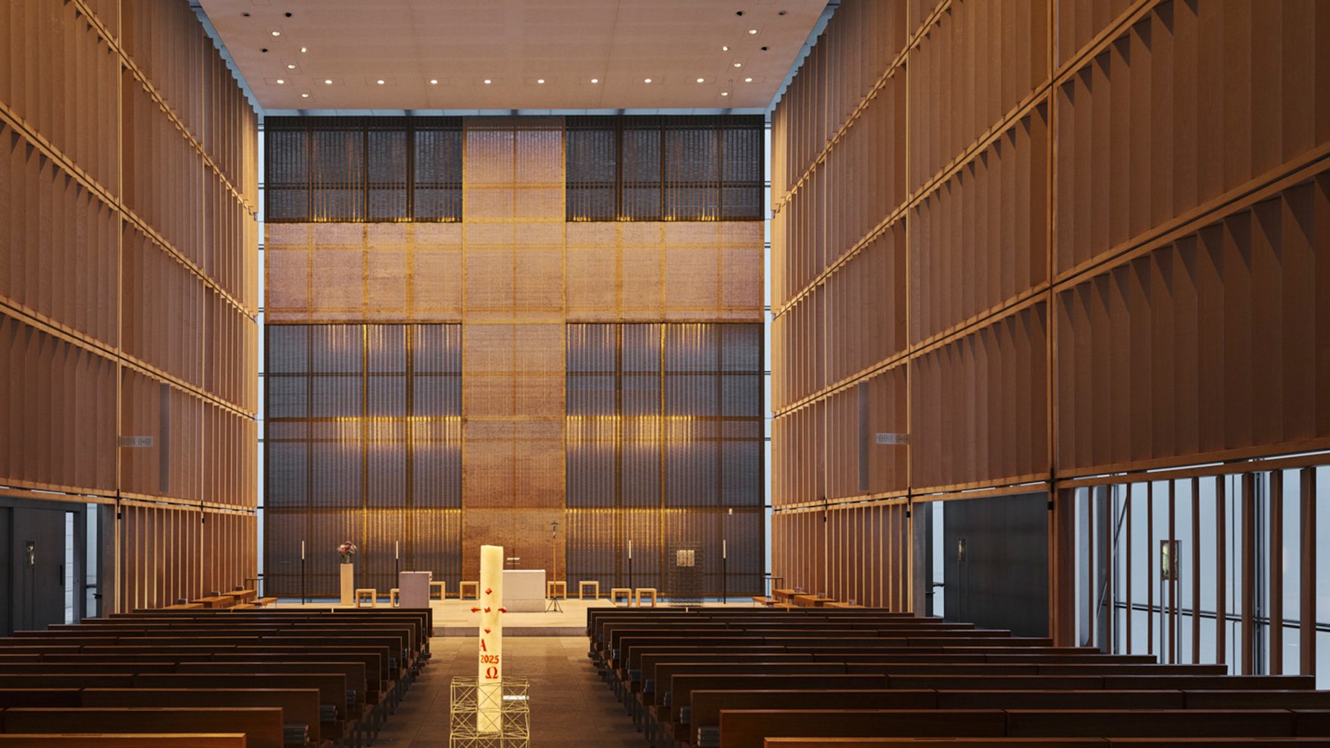 Bild des Inneren der Herz-Jesu-Kirche