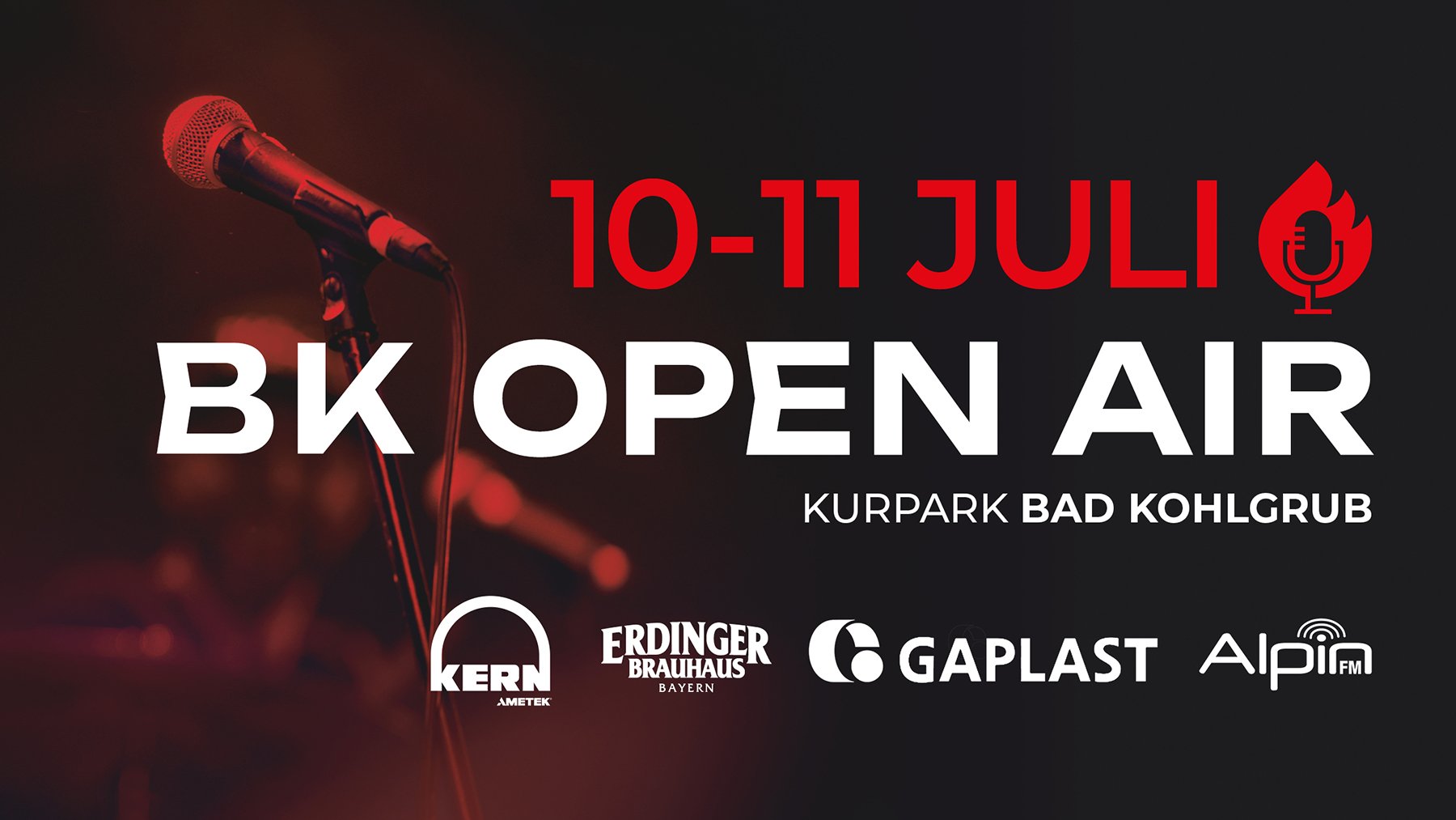 BK OPEN AIR im Park 2026 - BLINDTICKET