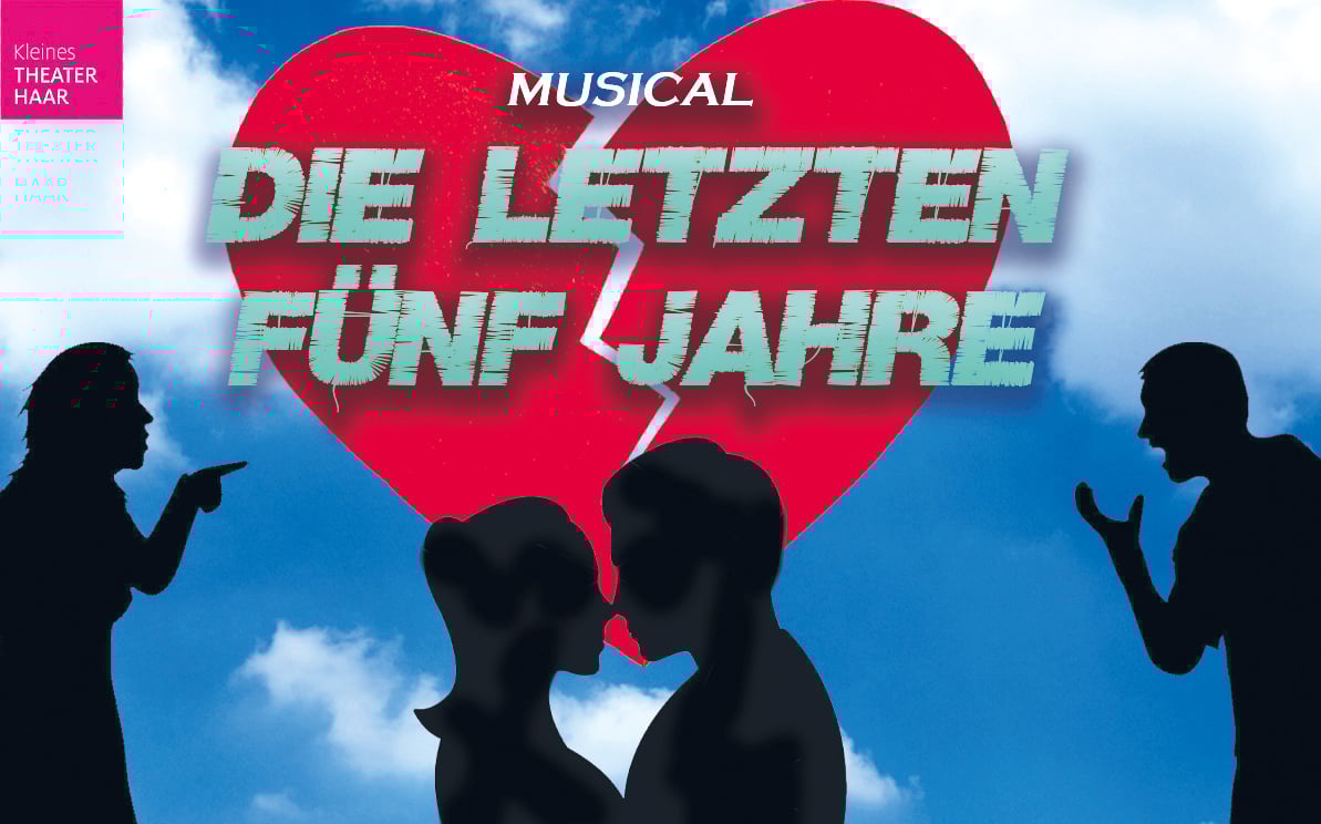 Auf dem Motiv ist ein Rotes gebrochenes 'Herz zu sehen mit der Aufschrift Die letzten fünf Jahre