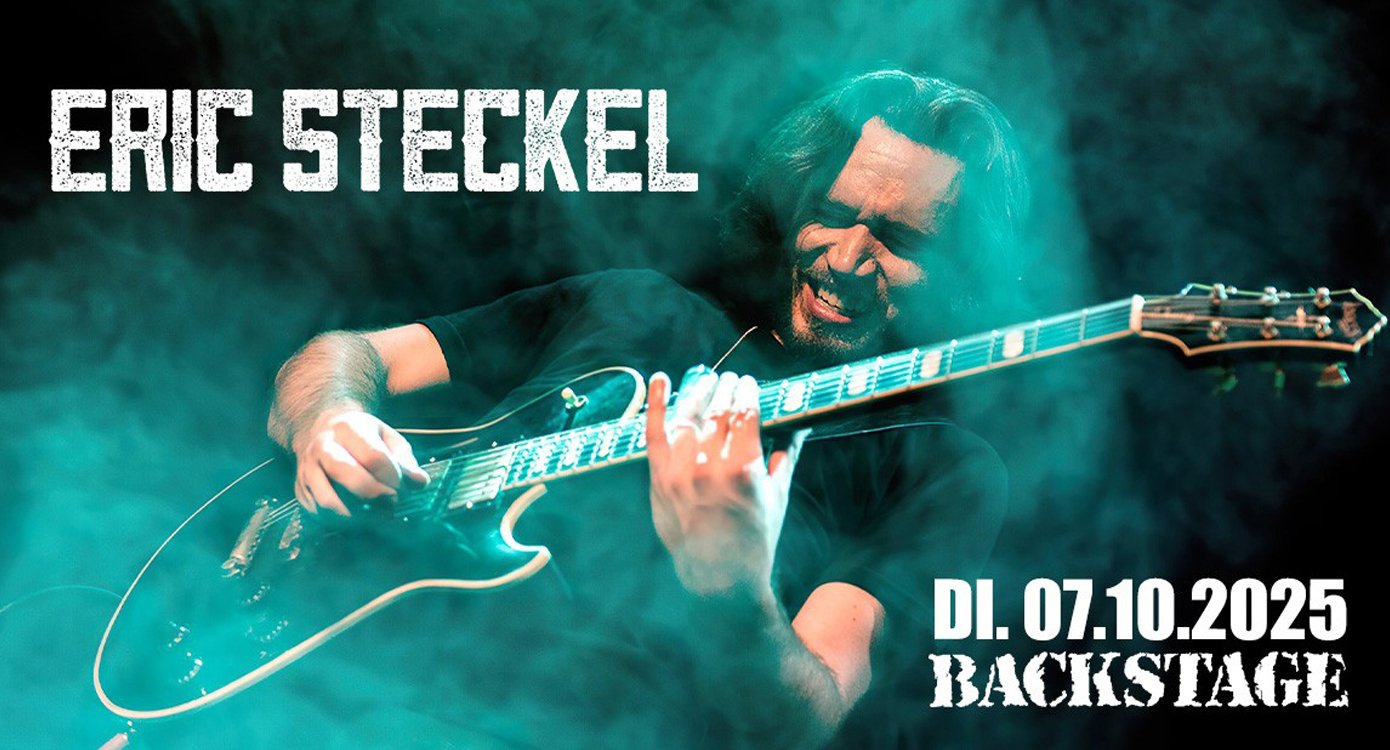 Eric Steckel mit E-Gitarre