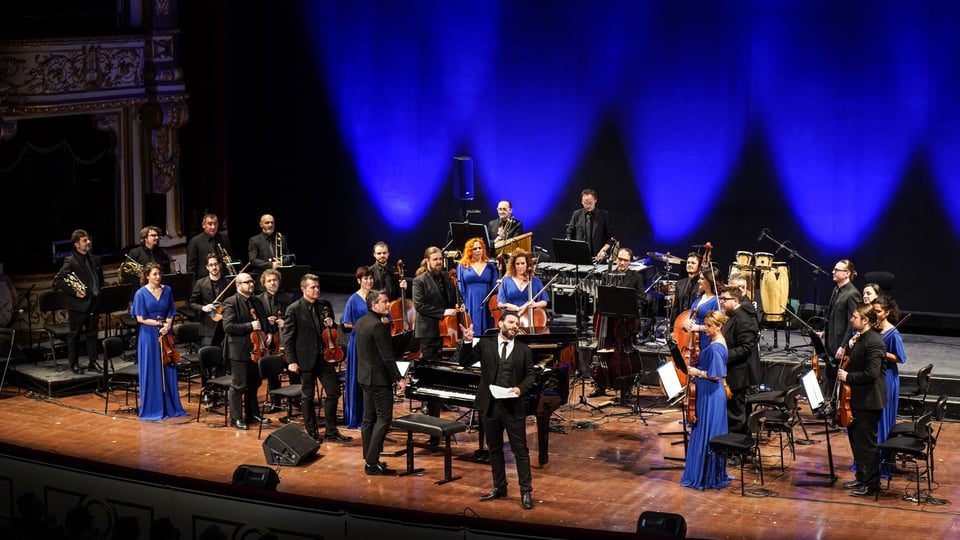 Ensemble Symphony Orchestra live auf der Bühne – Discovering Morricone Konzert in München.