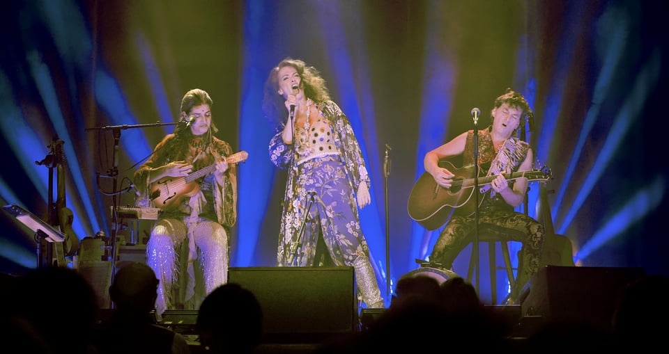 Das Hippie Kommerorchester auf der Bühne