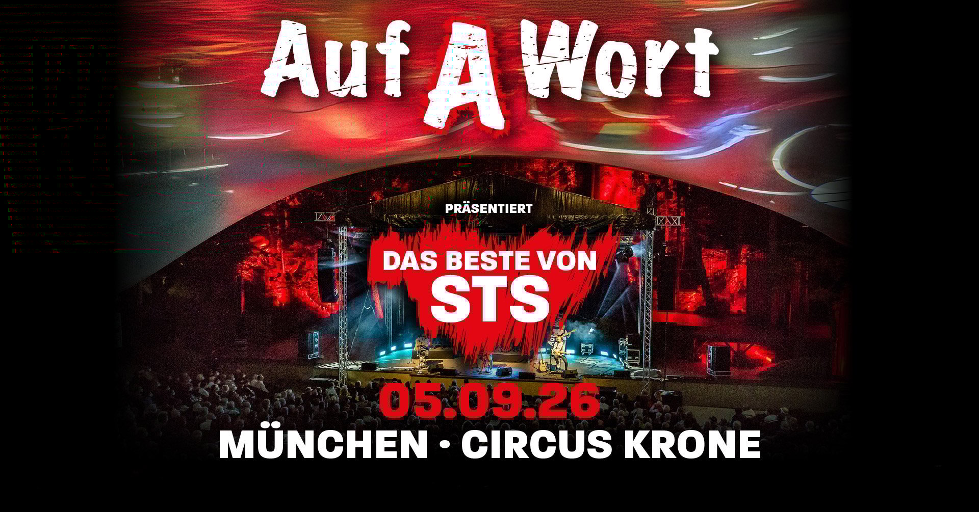 Plakat der Veranstaltung ‚Auf a Wort‘