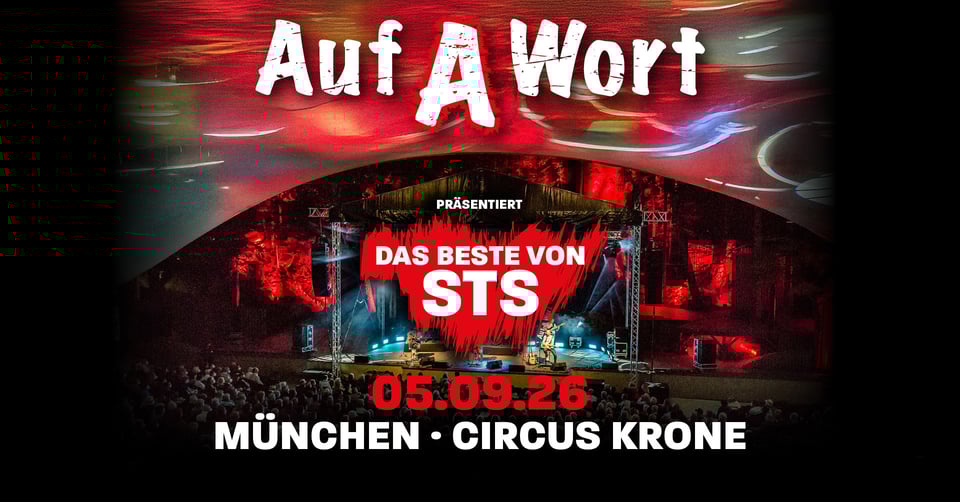 Plakat der Veranstaltung ‚Auf a Wort‘