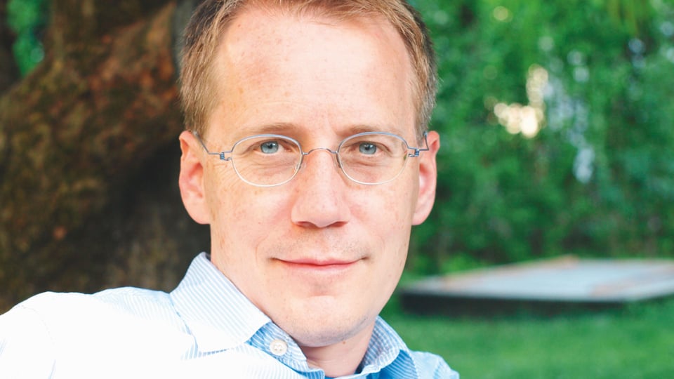 Foto für das Event Lesung: Fräulein Hedwig – Christoph Poschenrieder, mit dem Gesicht des Autors der Romanvorlage