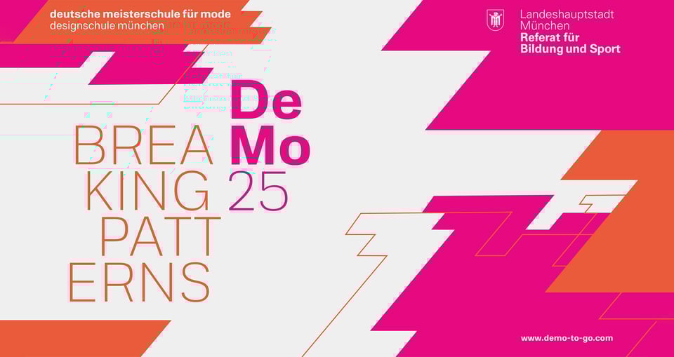 Grafik in Pink-Weiss-Orange mit Aufschrift und Ankündigung der nVeranstaltung