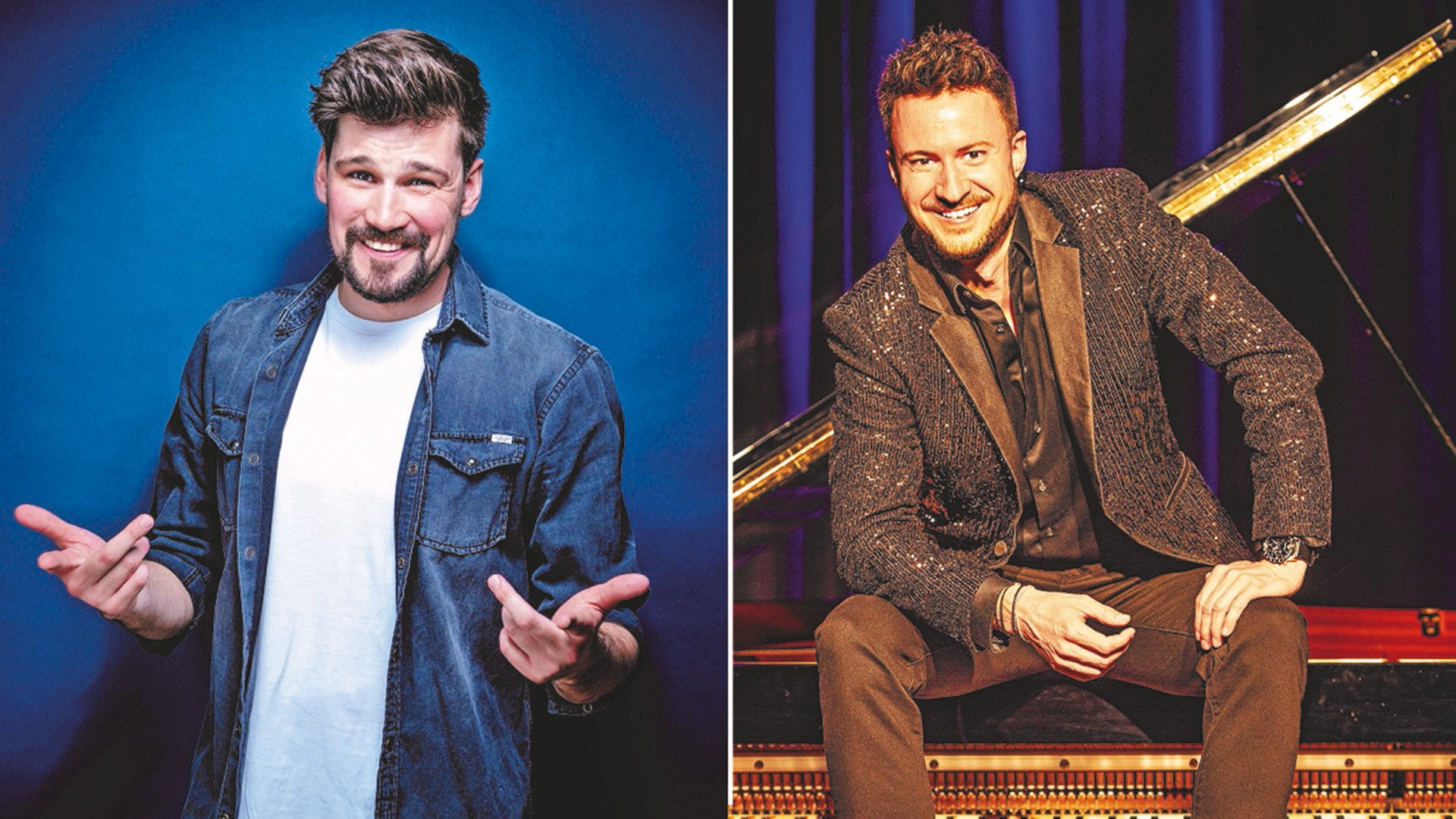 Ein Foto für die Veranstaltung Max Beier | Florian Wagner mit einer Collage der beiden Künstler