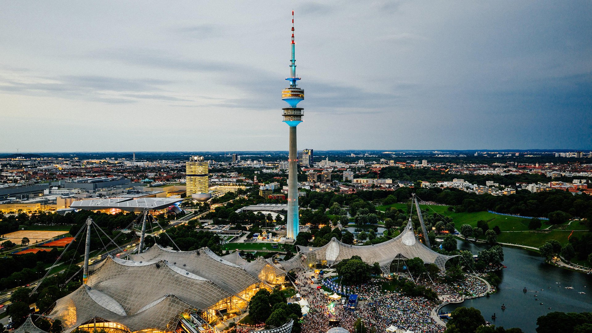 Olympiaturm – Aussicht von oben