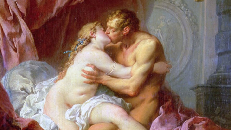 Foto für die Veranstaltung „Così fan tutte“ mit einem Gemälde von François Boucher.