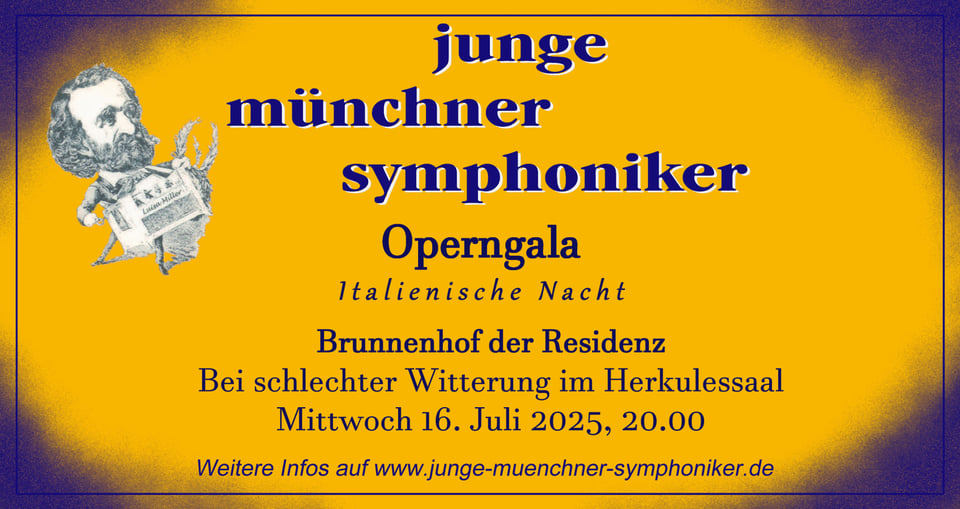 Ein Plakat für die Operngala