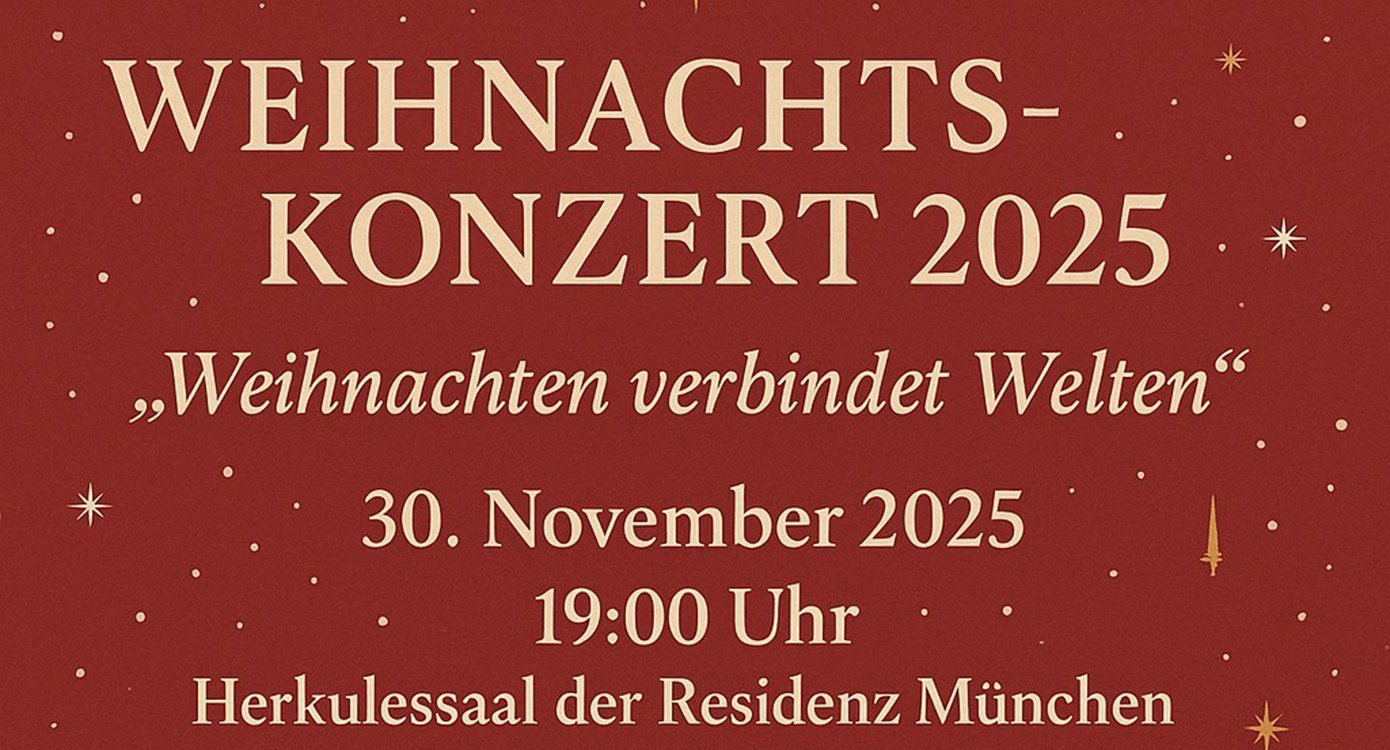 Grafik in braun und beige mit Aufschrift und Sternen