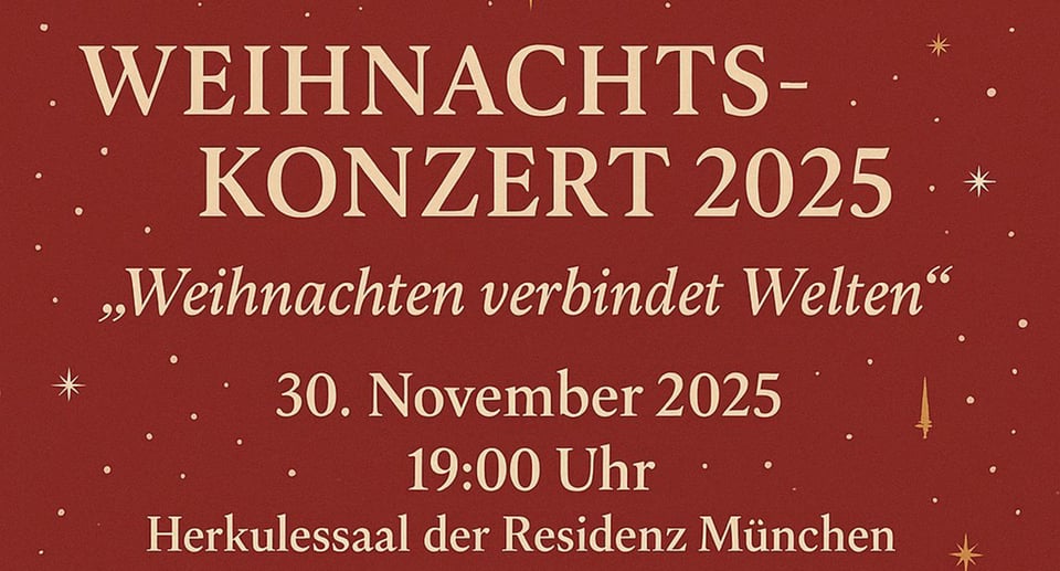 Grafik in braun und beige mit Aufschrift und Sternen