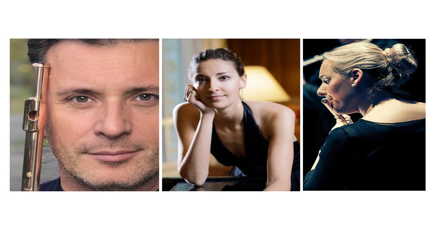 Portrait Collage von drei Personen 
