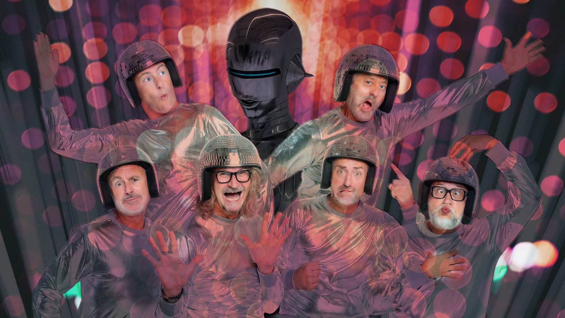 Foto für die Veranstaltung Six Pack – Vokal Total, mit einer lustigen Illustration der Künstler