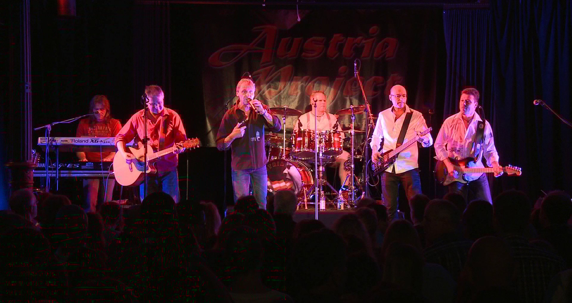 Die Band auf der Bühne