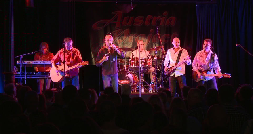 Die Band auf der Bühne