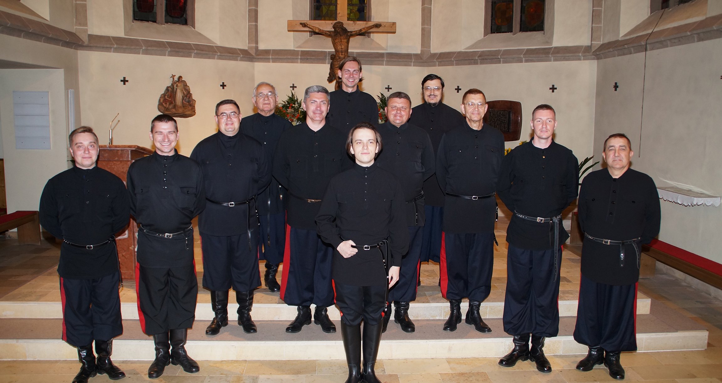 Bild des Don Kosaken Chor in einer Kirche