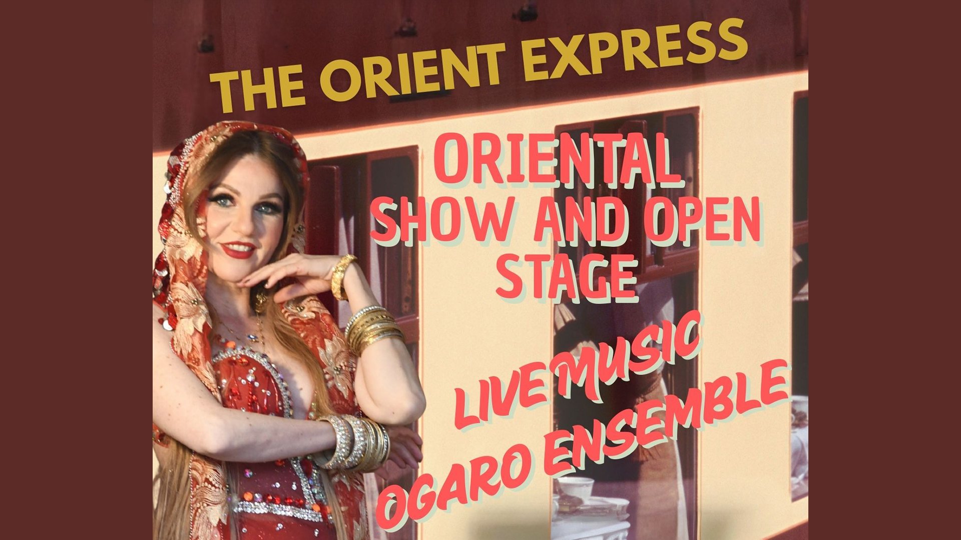 Grafik mit einem Bild einer Dame und Aufschrift zur Veranstaltung