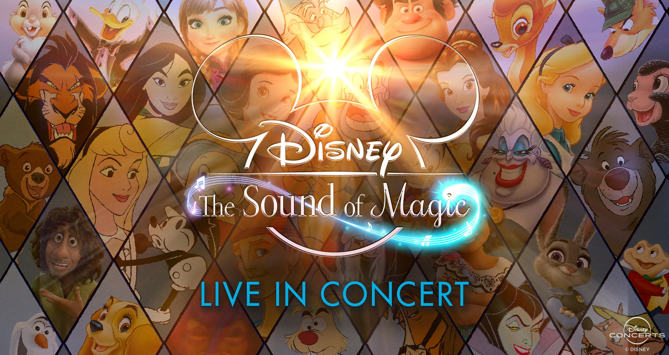 Poster der Veranstaltung, mit vielen Disney-Figuren
