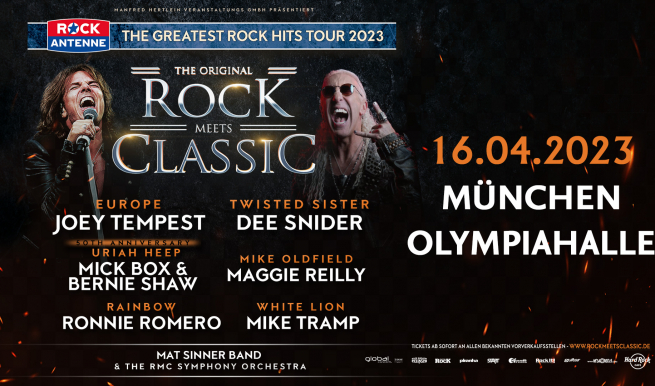 Rock meets Classic 2021 © München Ticket GmbH – Alle Rechte vorbehalten