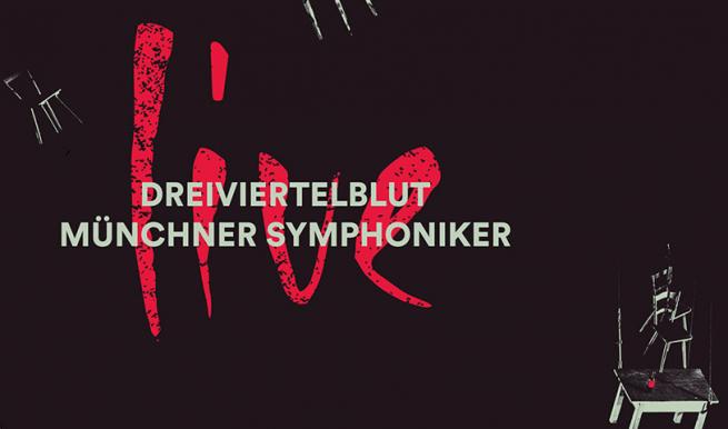 Dreiviertelblut und die Münchner Symphoniker © Tobias Koark-Haberl