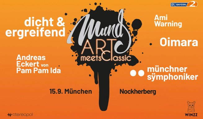 MundART meets Classic, 2022 © München Ticket GmbH – Alle Rechte vorbehalten