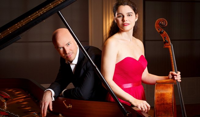 Estelle Revaz, Cello und Christian Chamorel, Klavier, 2022 © Céline Michel
