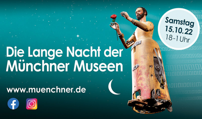 Die lange Nacht der Münchner Museen, 15.10.2022 © München Ticket GmbH – Alle Rechte vorbehalten