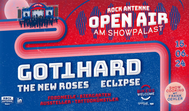 ROCK OPEN AIR AM SHOWPALAST - GOTTHARD © München Ticket GmbH