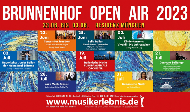 Brunnenhof Open Air © München Ticket GmbH