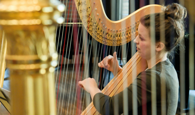 Profis zum Anfassen - Harfe © München Ticket GmbH