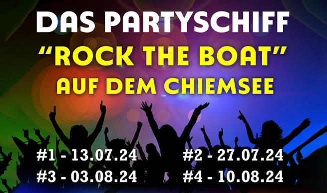 Partyschiffe - Chiemsee © München Ticket GmbH